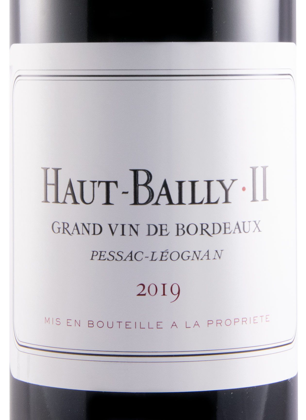 2019 Château Haut-Bailly Haut-Bailly II Pessac-Léognan tinto