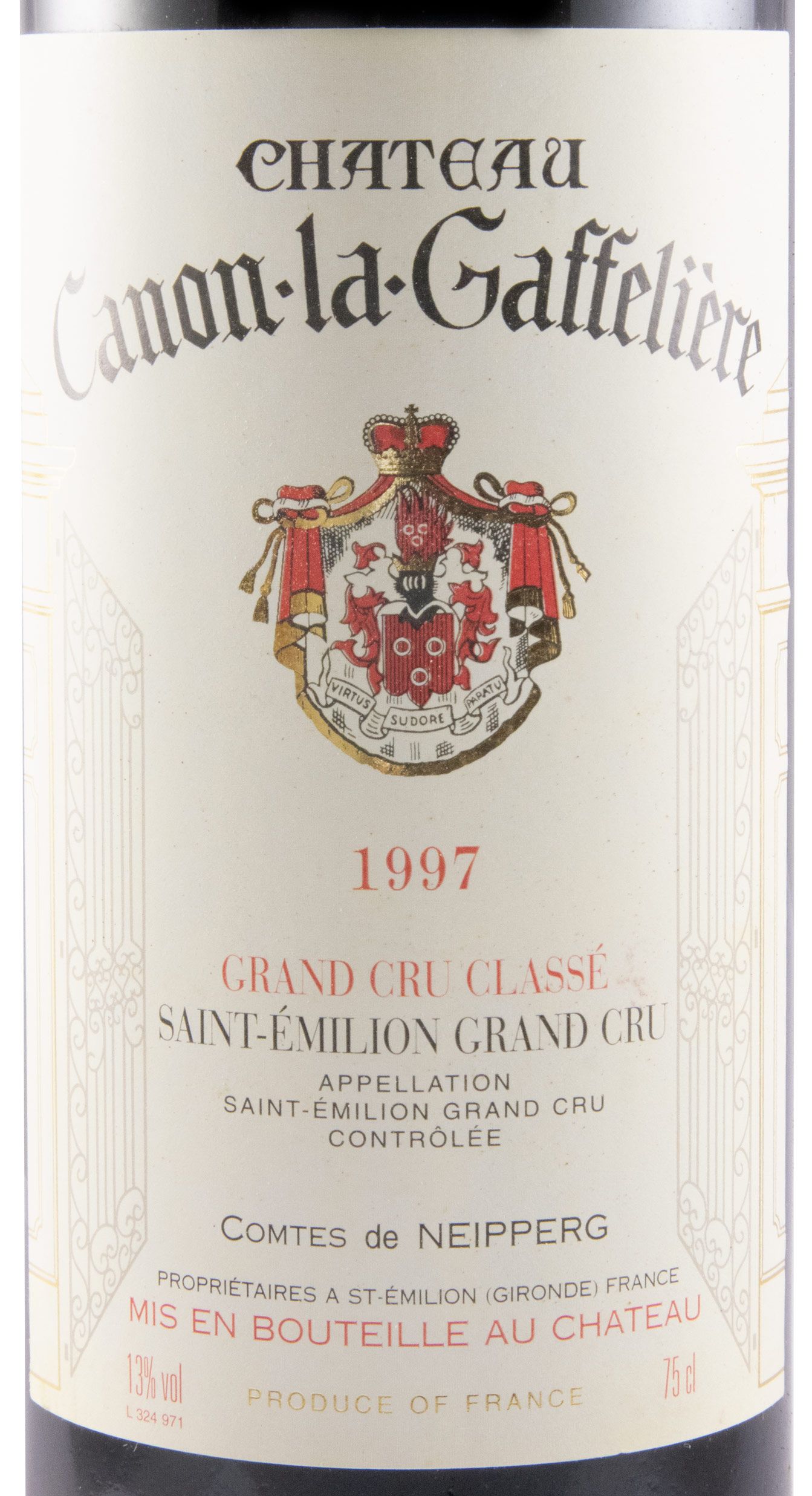 1997 Château Canon-La-Gaffelière Saint-Émilion tinto