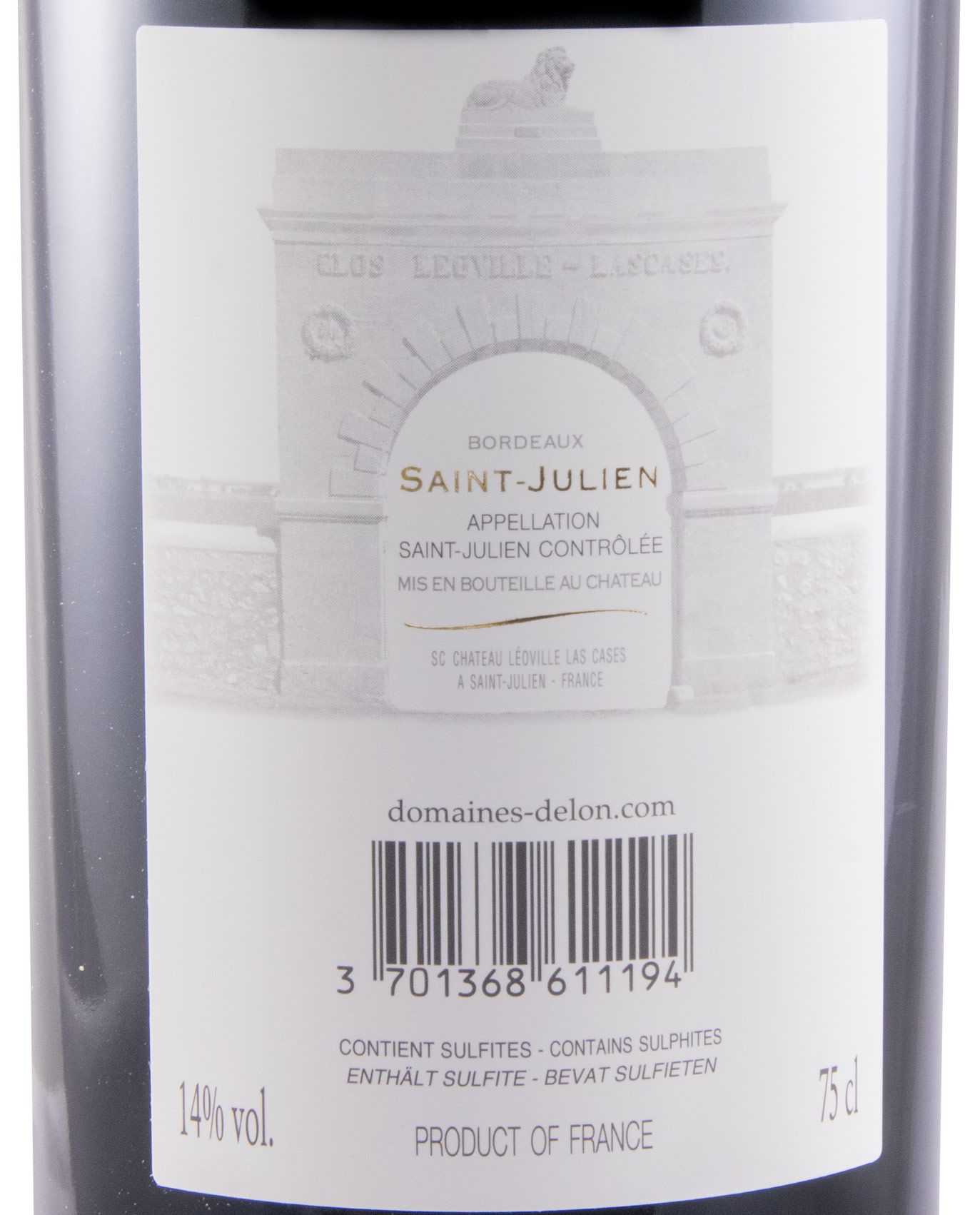 2019 Château Léoville Las Cases Marquis de Las Cases Saint-Julien tinto