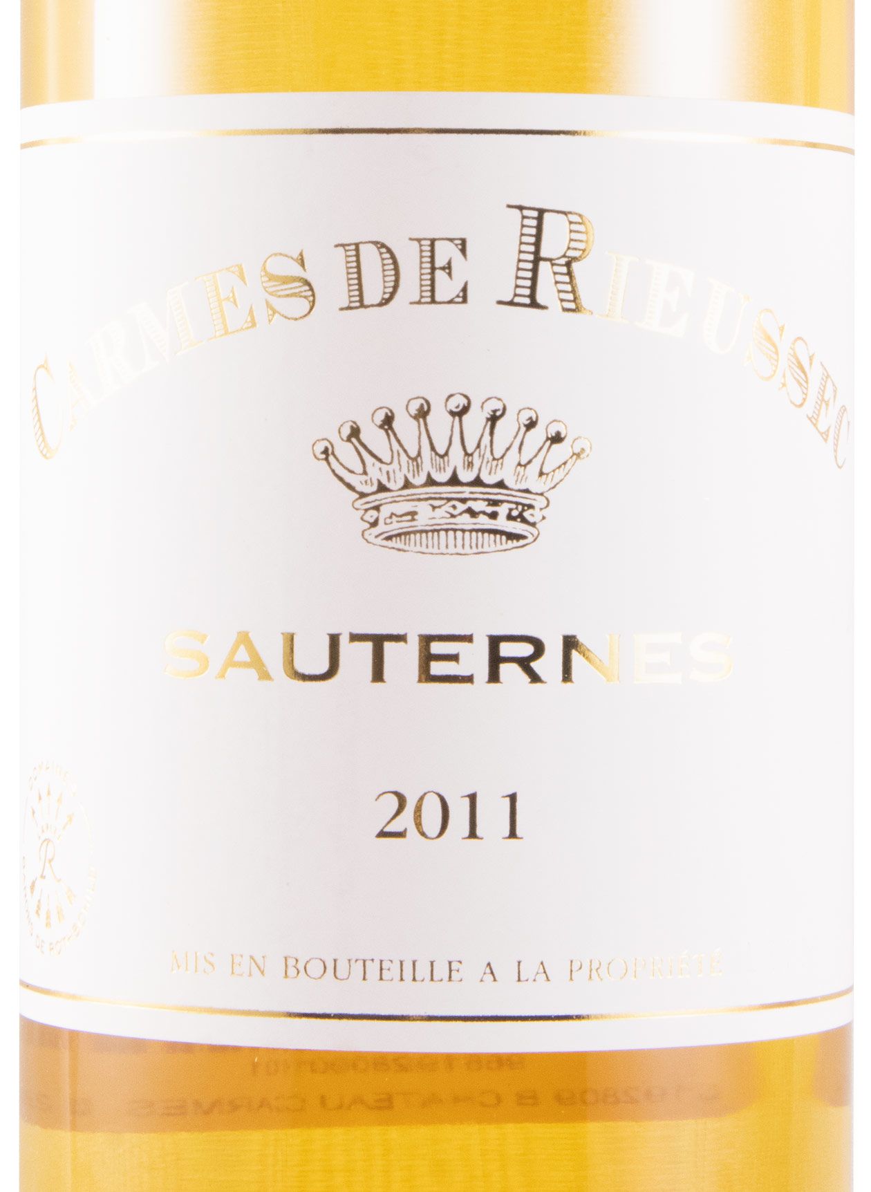 2011 Château Rieussec Carmes de Rieussec Sauternes branco