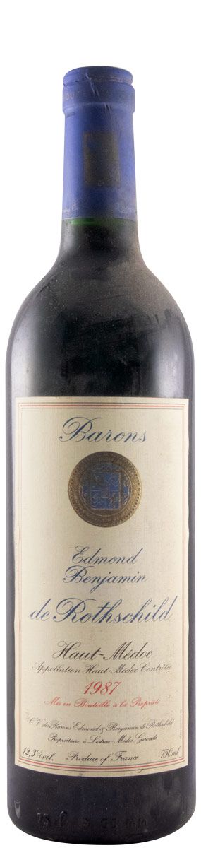 1987 Barons Edmond & Benjamin de Rothschild Haut-Médoc tinto