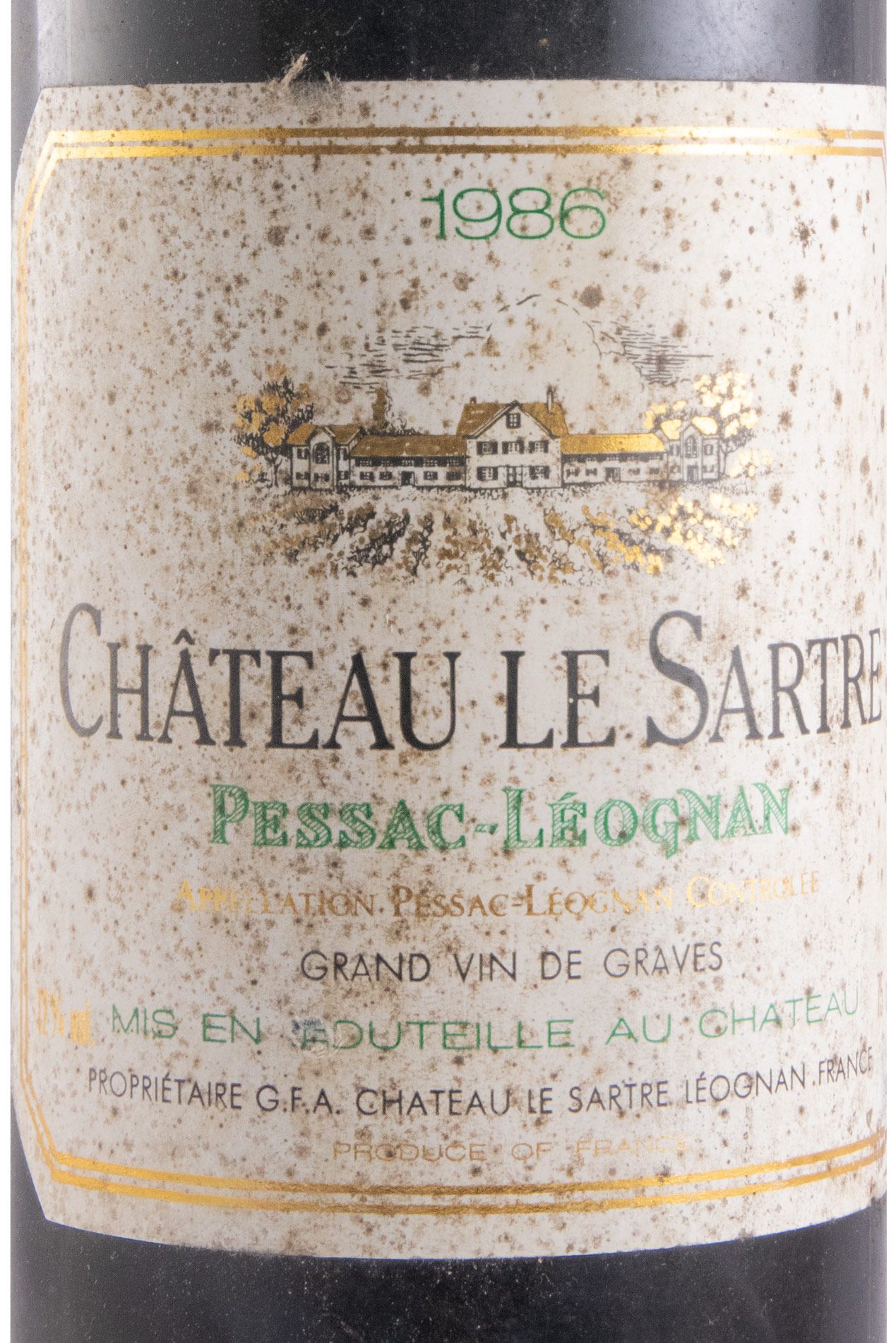 1986 Château Le Sartre Pessac-Léognan white