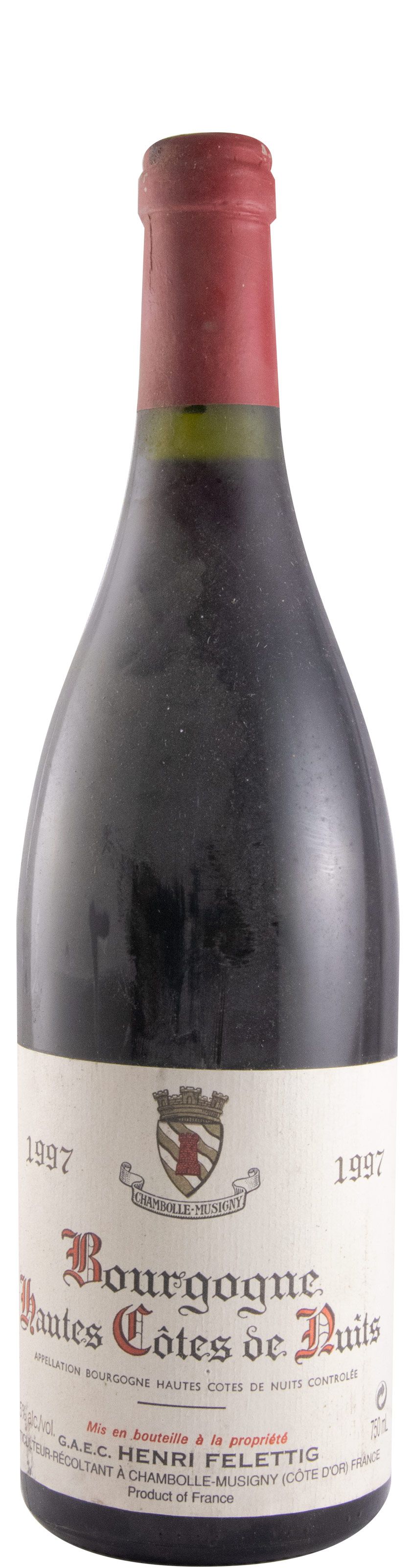 1997 Domaine Henri Felettig Hautes-Côte de Nuits red