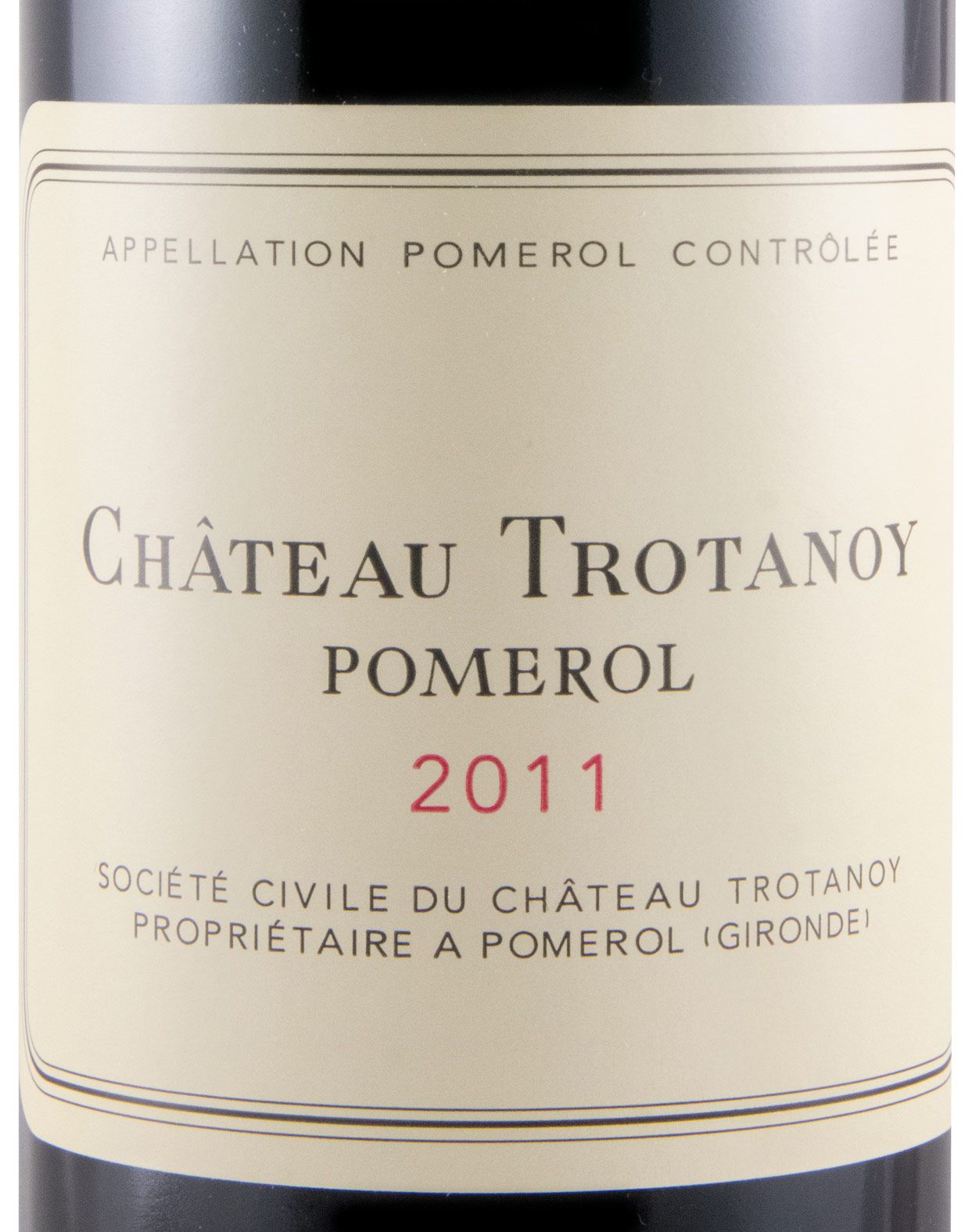 2011 Château Trotanoy Pomerol red