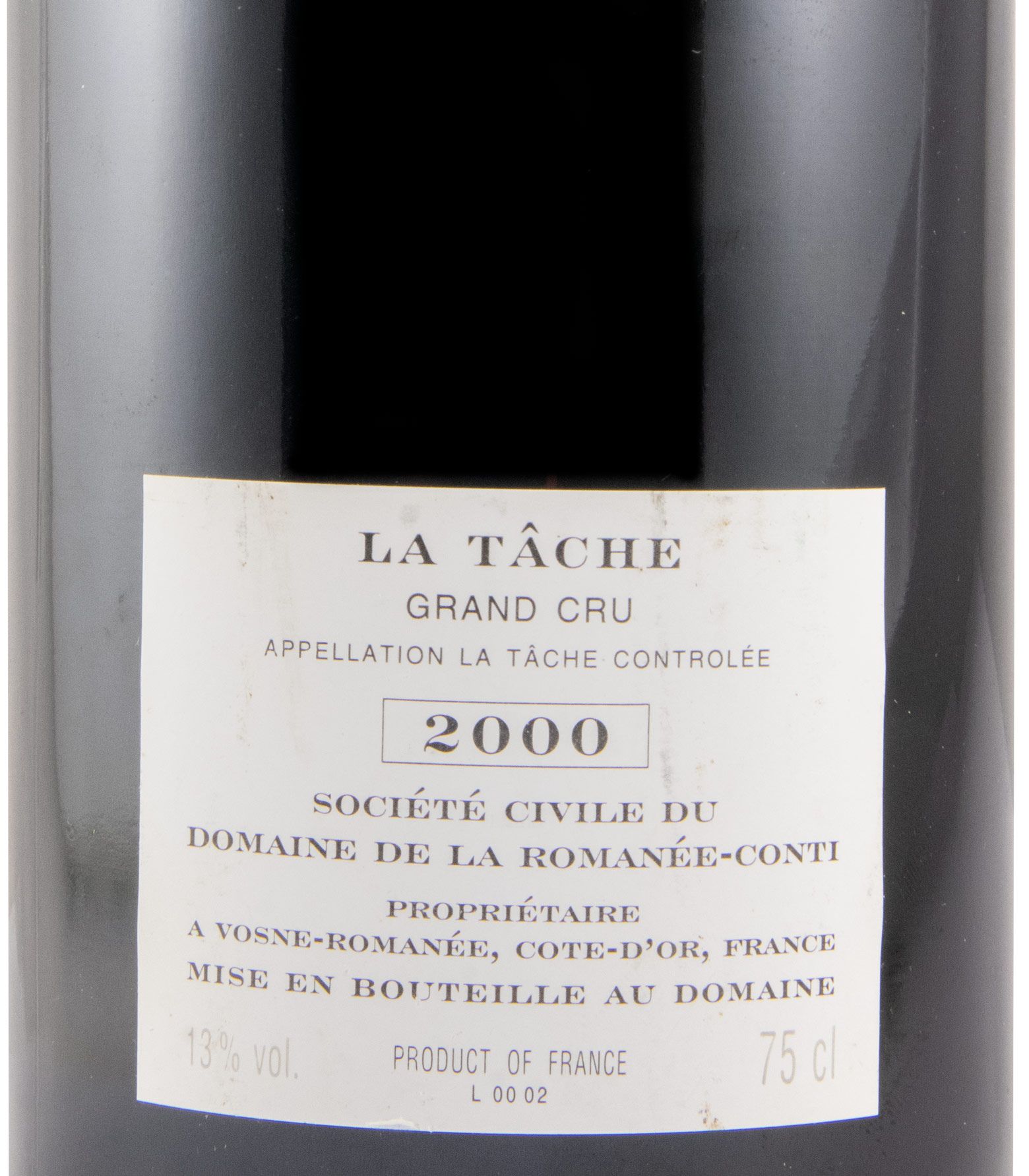 2000 Domaine de la Romanée-Conti La Tâche red