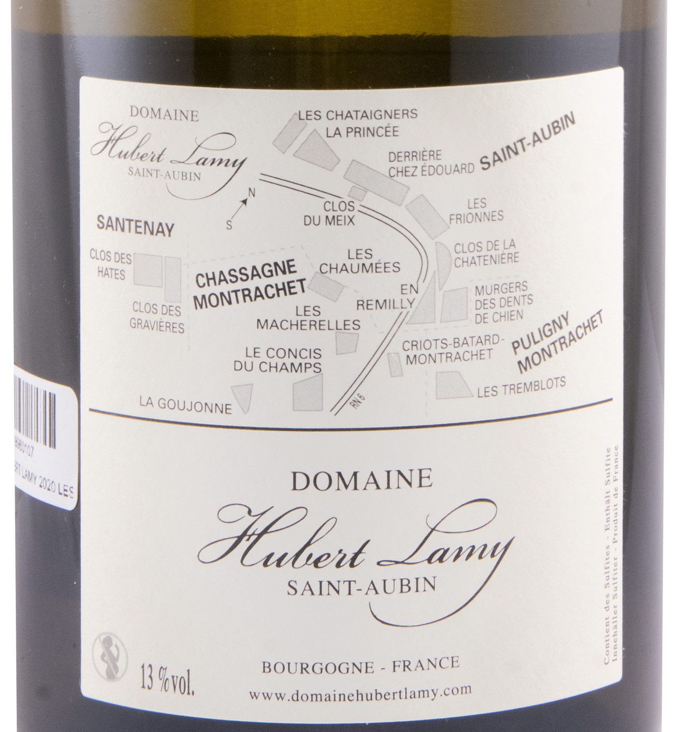 2020 Domaine Hubert Lamy Le Concis du Champs Chassagne-Montrachet branco