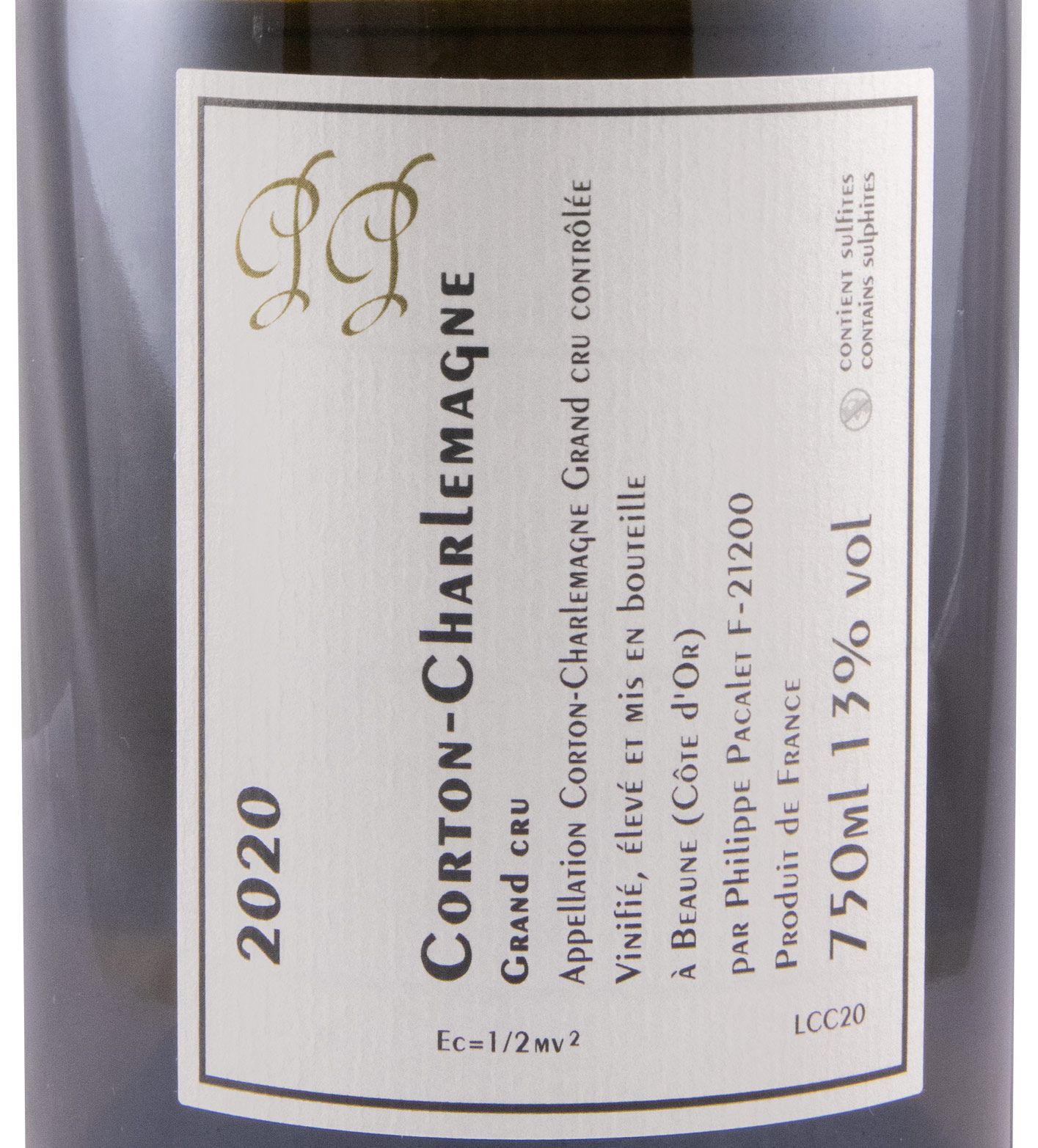 2020 Philippe Pacalet Corton-Charlemagne branco