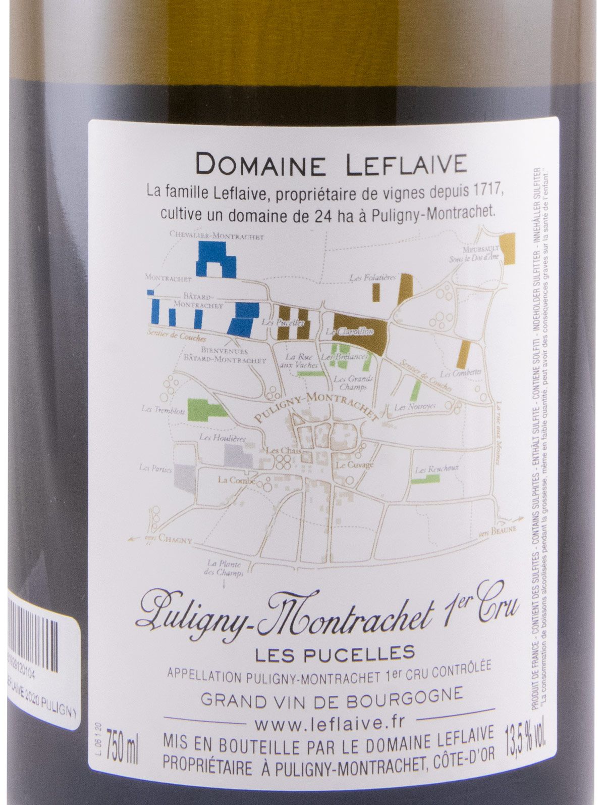 2020 Domaine Leflaive Les Pucelles Puligny-Montrachet branco