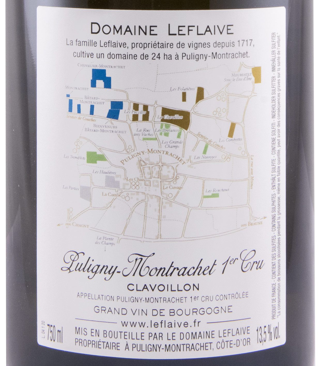 2020 Domaine Leflaive Clavoillon Puligny-Montrachet branco