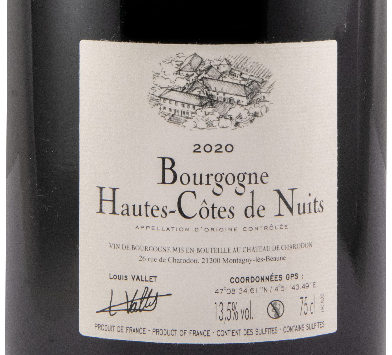 2020 Château de Charodon Hautes-Côte de Nuits red