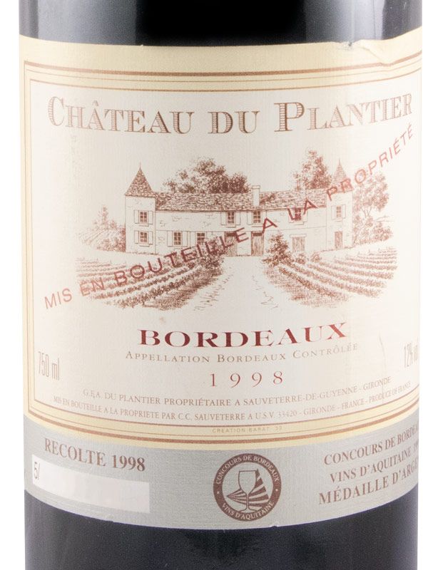1998 Château du Plantier Bordeaux red