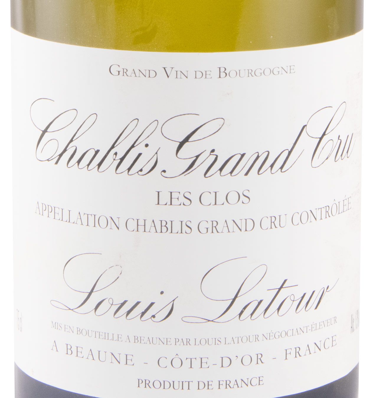 2020 Louis Latour Les Clos Chablis white
