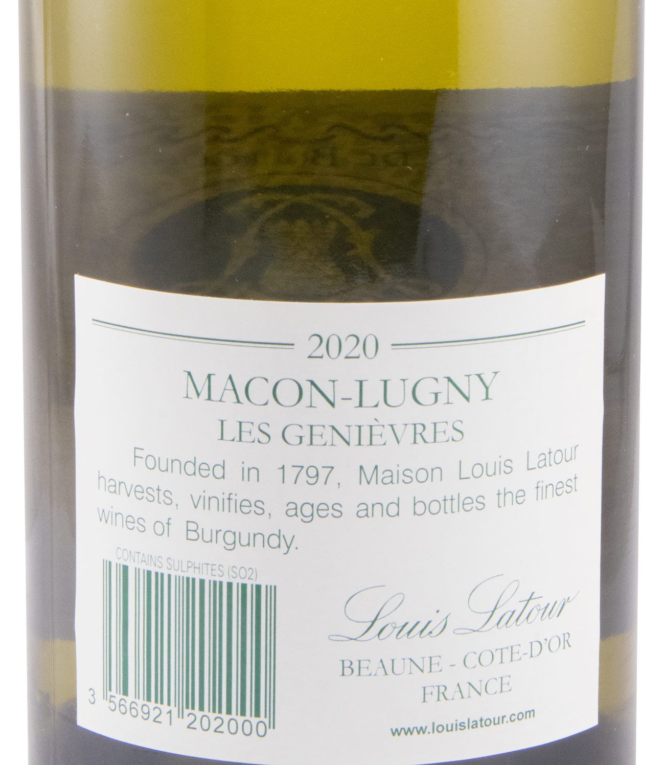 2020 Louis Latour Les Genièvres Mâcon-Lugny white