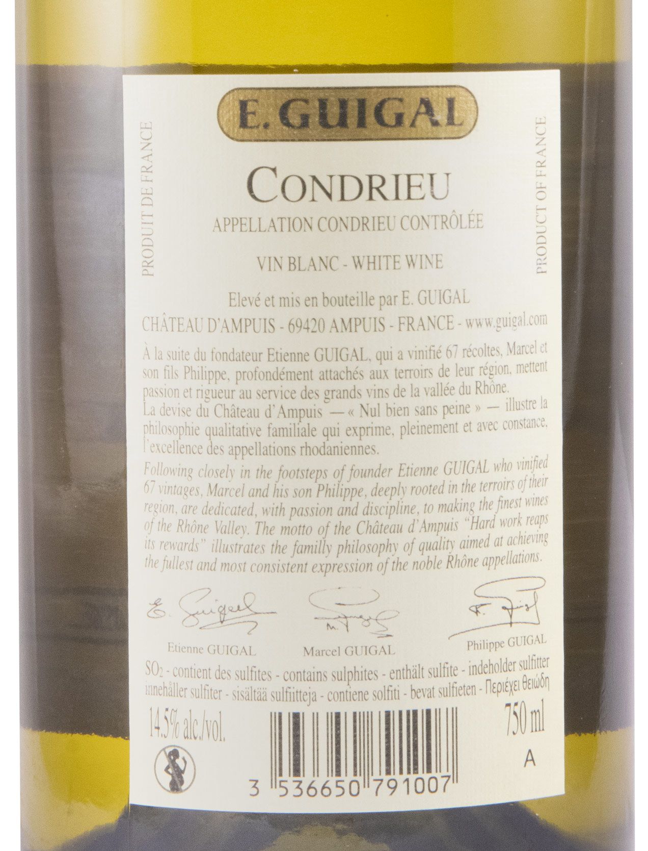 2020 E. Guigal Condrieu branco