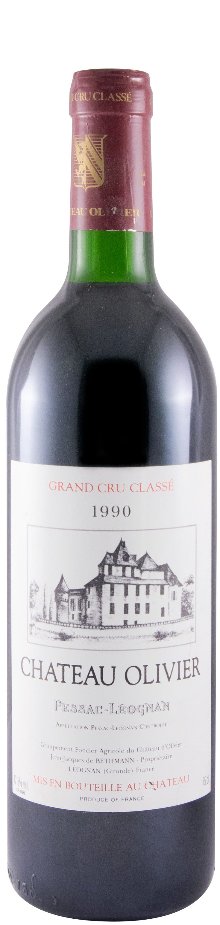 1990 Château Olivier Pessac-Léognan red