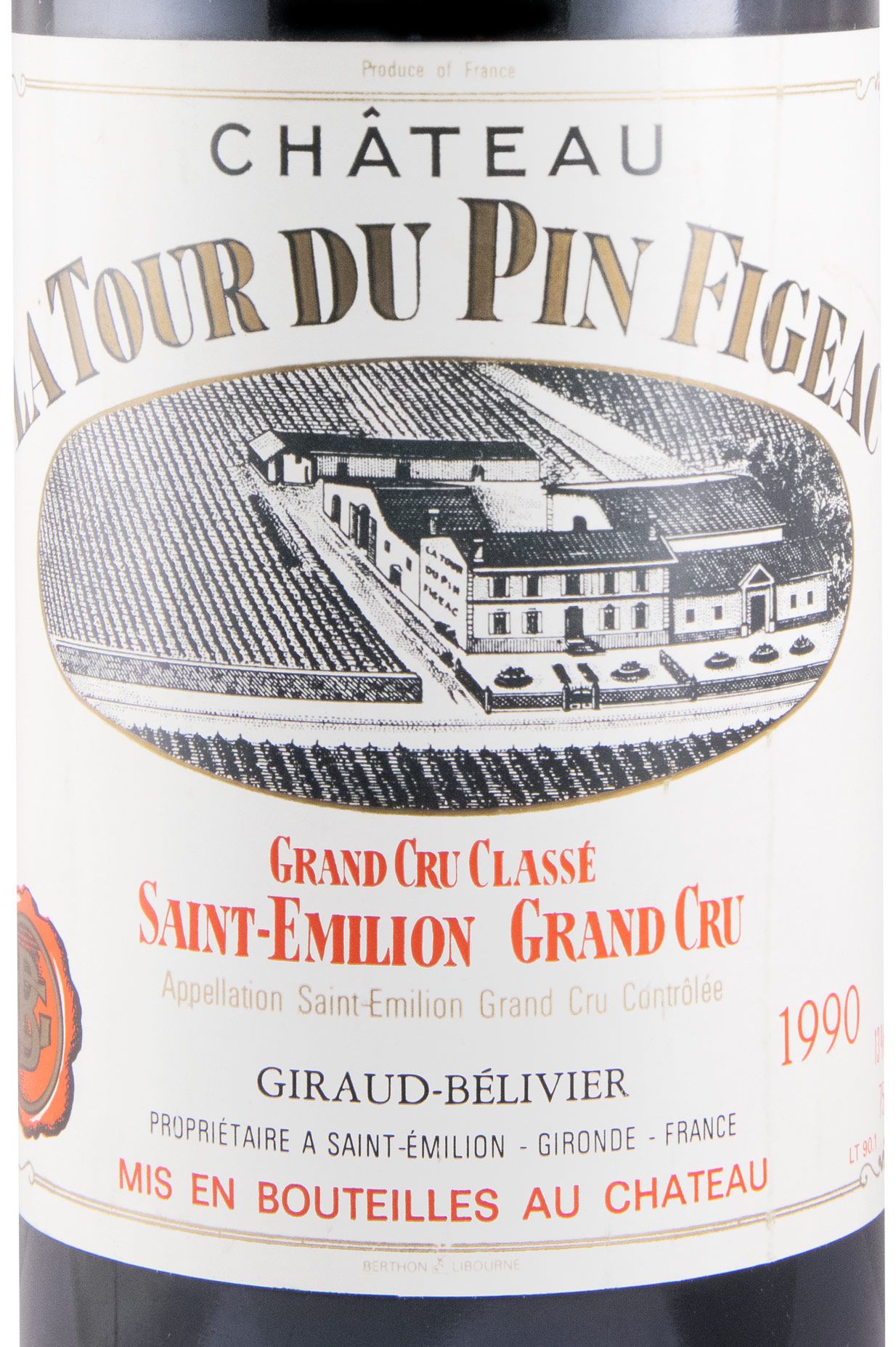 1990 Château La Tour du Pin Figeac Saint-Émilion red