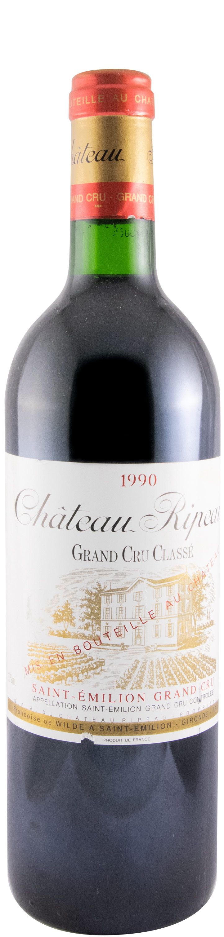 1990 Château Ripeau Saint-Émilion red