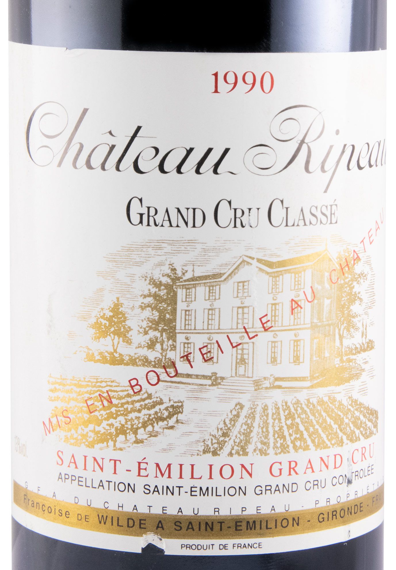 1990 Château Ripeau Saint-Émilion red