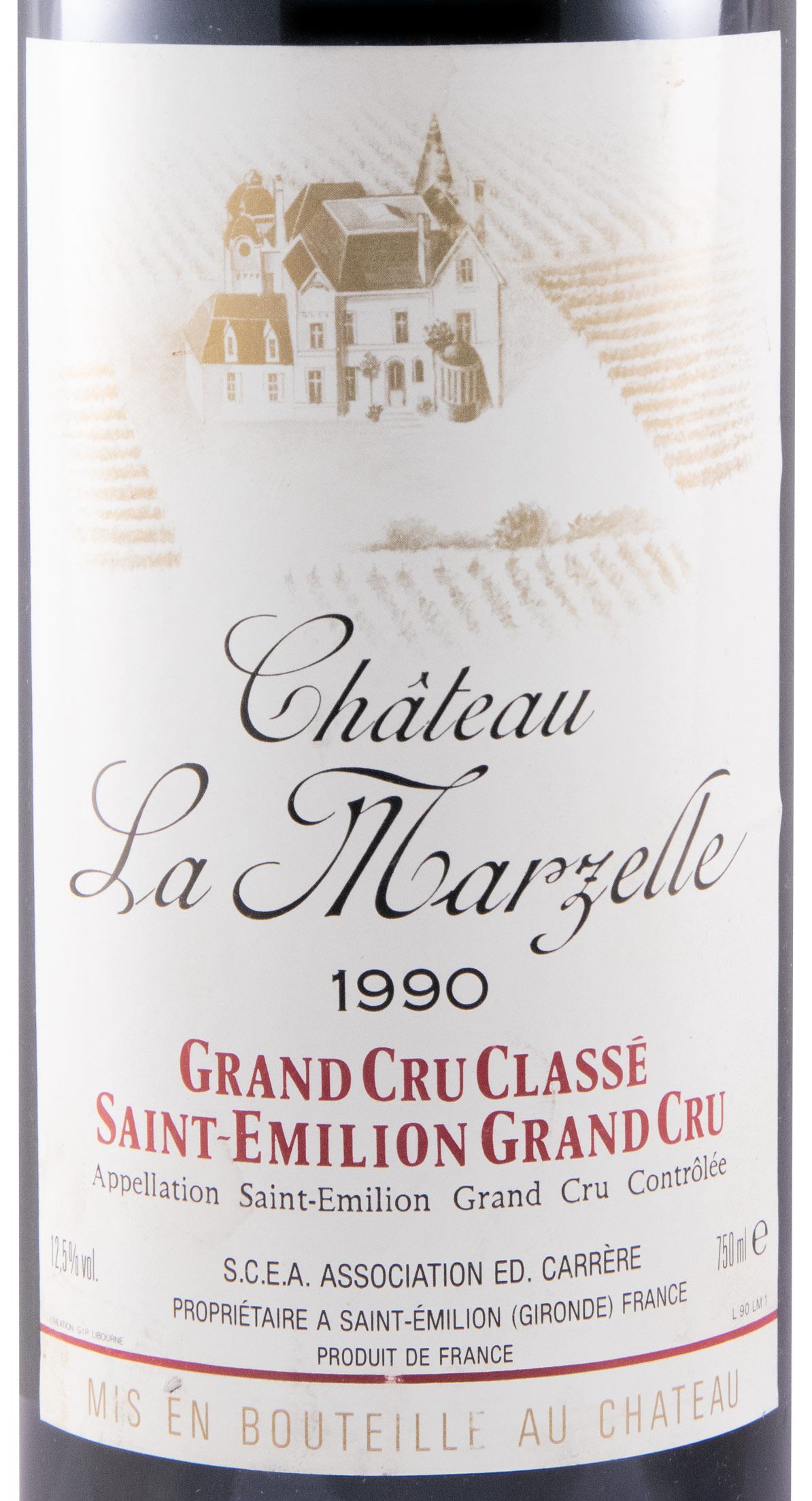 1990 Château La Marzelle Saint-Émilion red