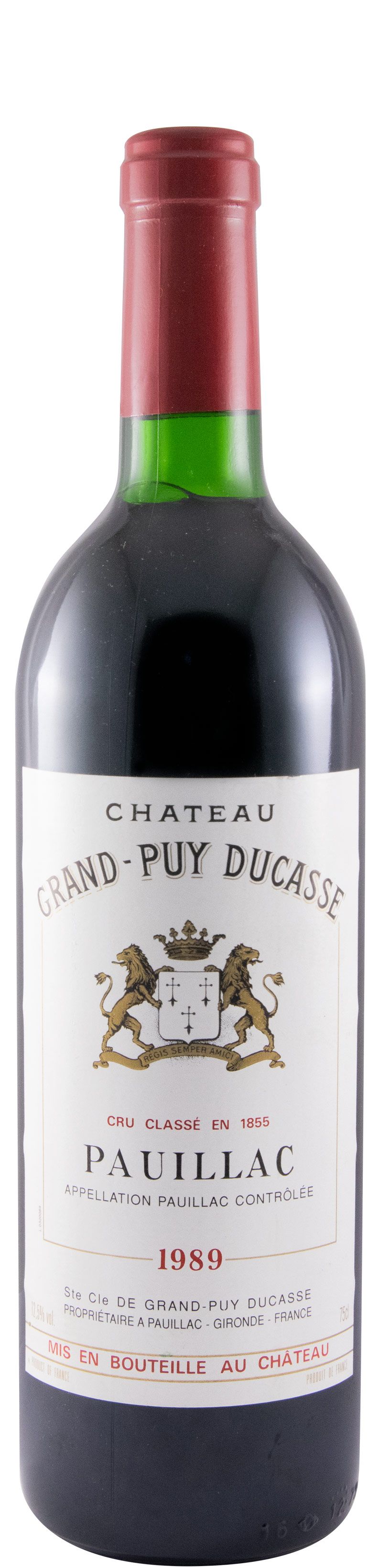 1989 Château Grand-Puy Ducasse Pauillac tinto