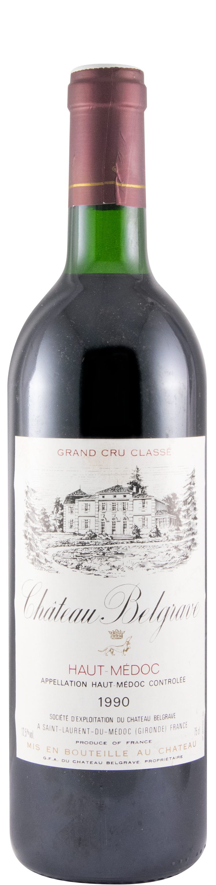 1990 Château Belgrave Haut-Médoc red