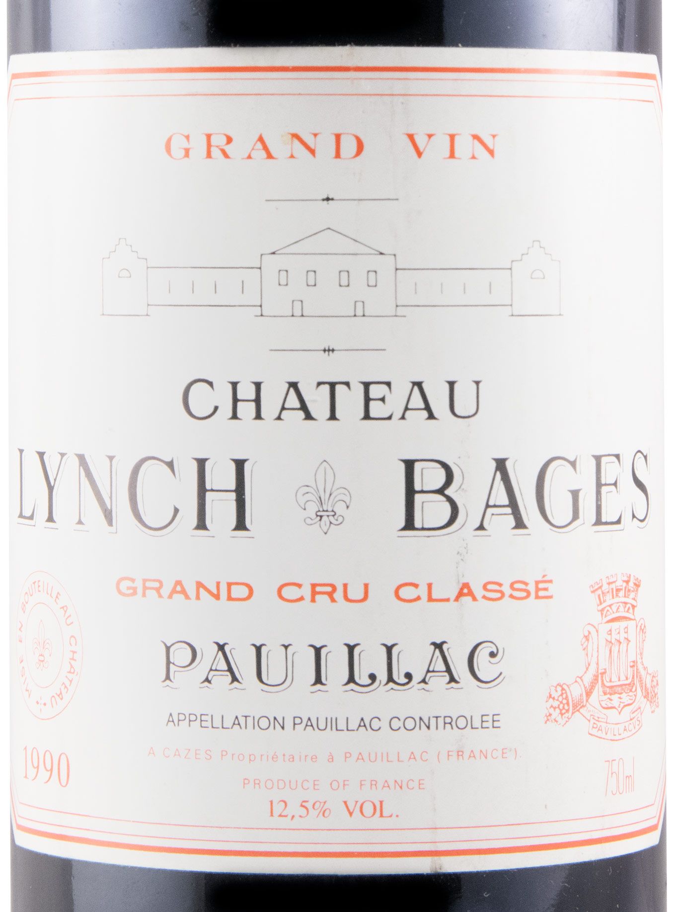 1990 Château Lynch-Bages Pauillac tinto
