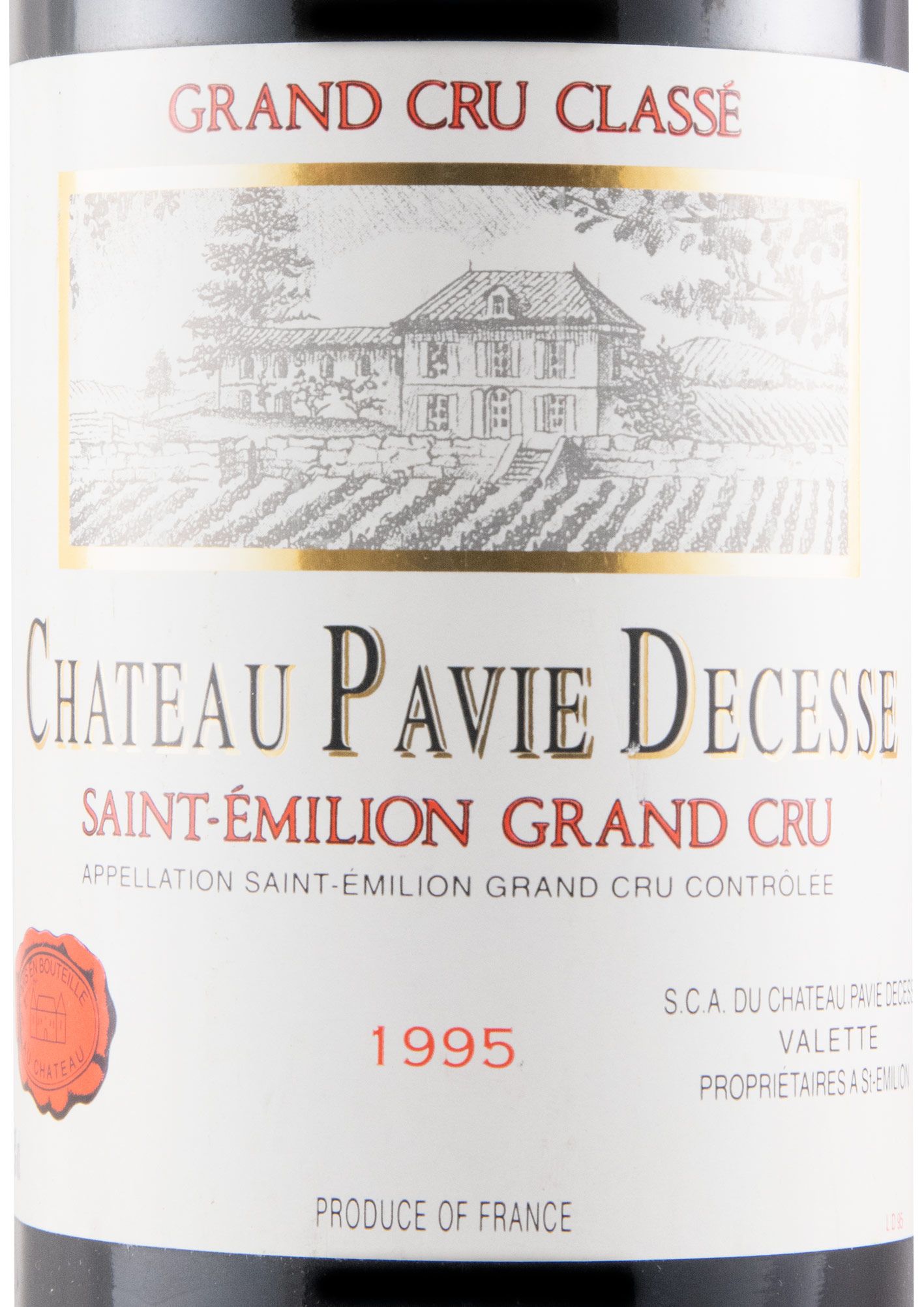 1995 Château Pavie Decesse Saint-Émilion tinto