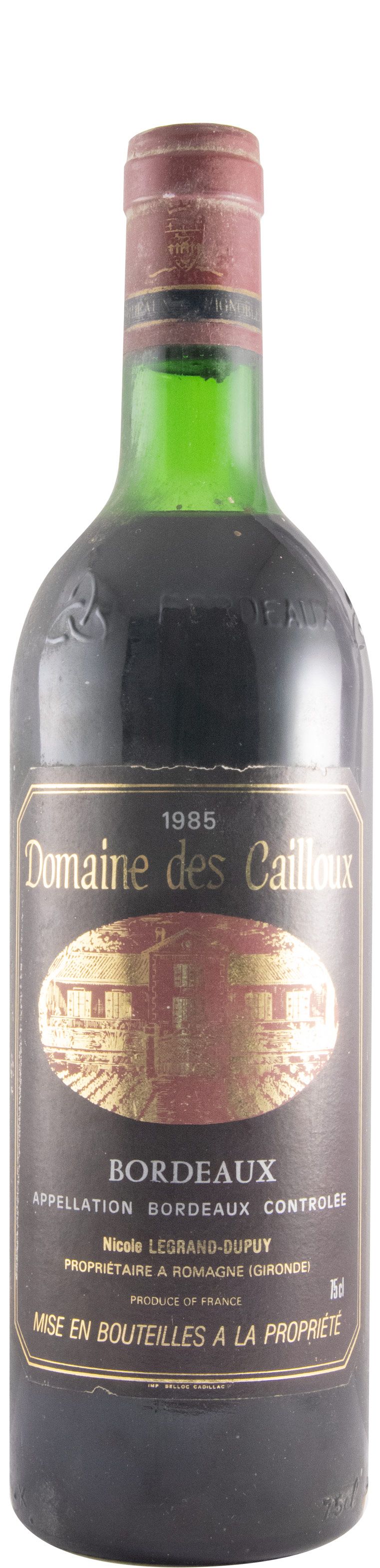 1985 Nicole Legrand-Dupuy Domaine des Cailloux tinto