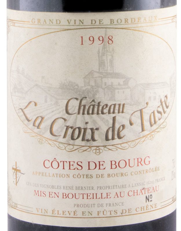 1998 Château La Croix de Taste Côtes de Bourg red