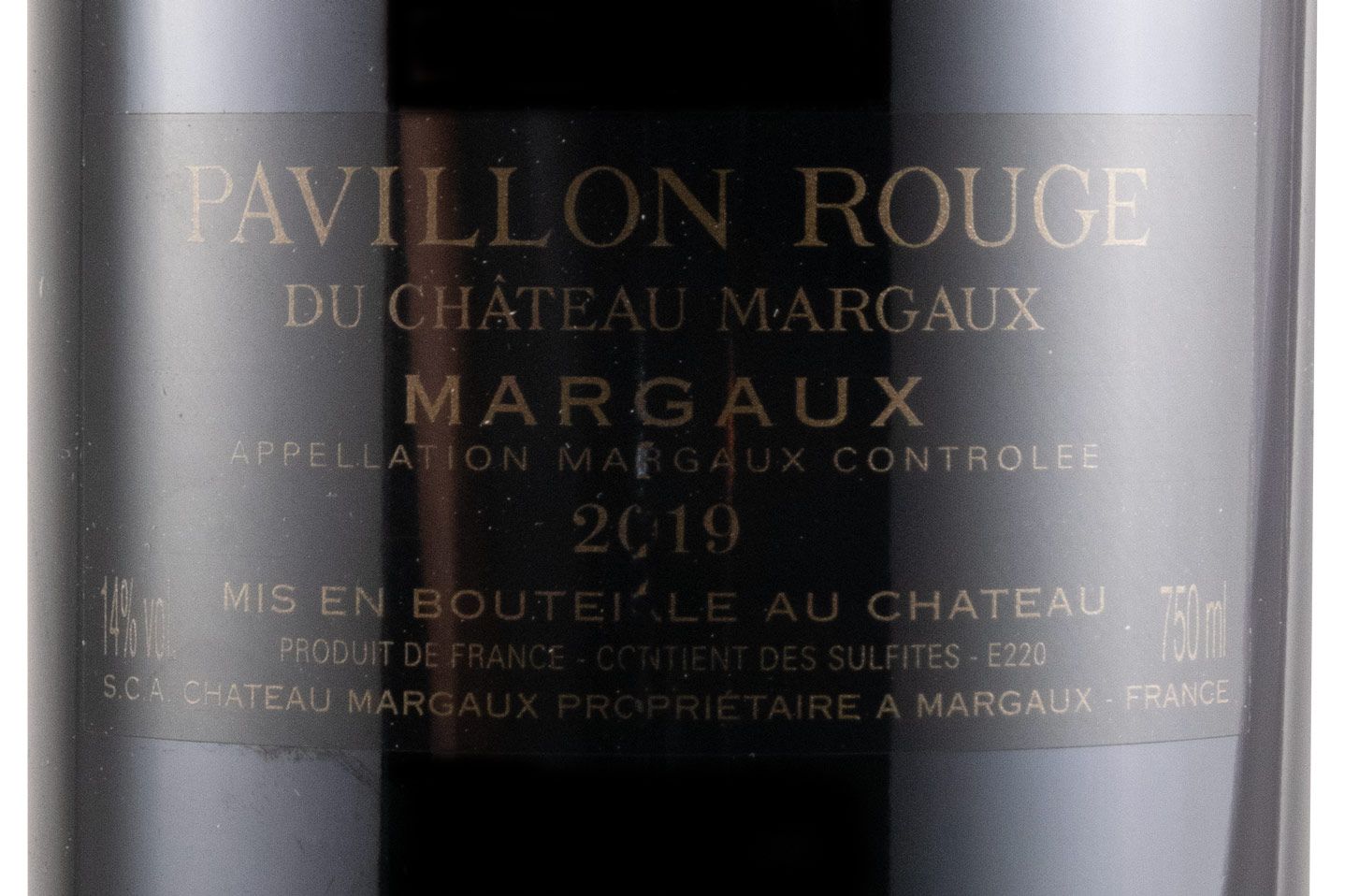 2019 Château Margaux Pavillon Rouge red