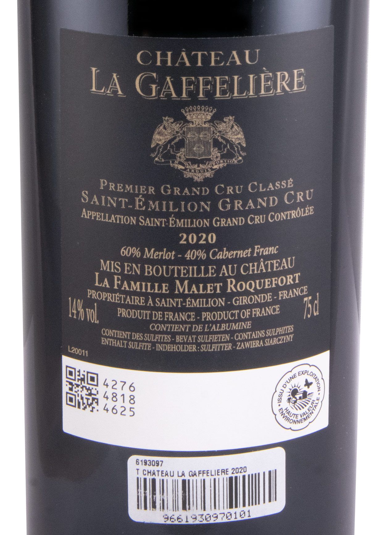 2020 Château La Gaffelière Saint-Émilion tinto