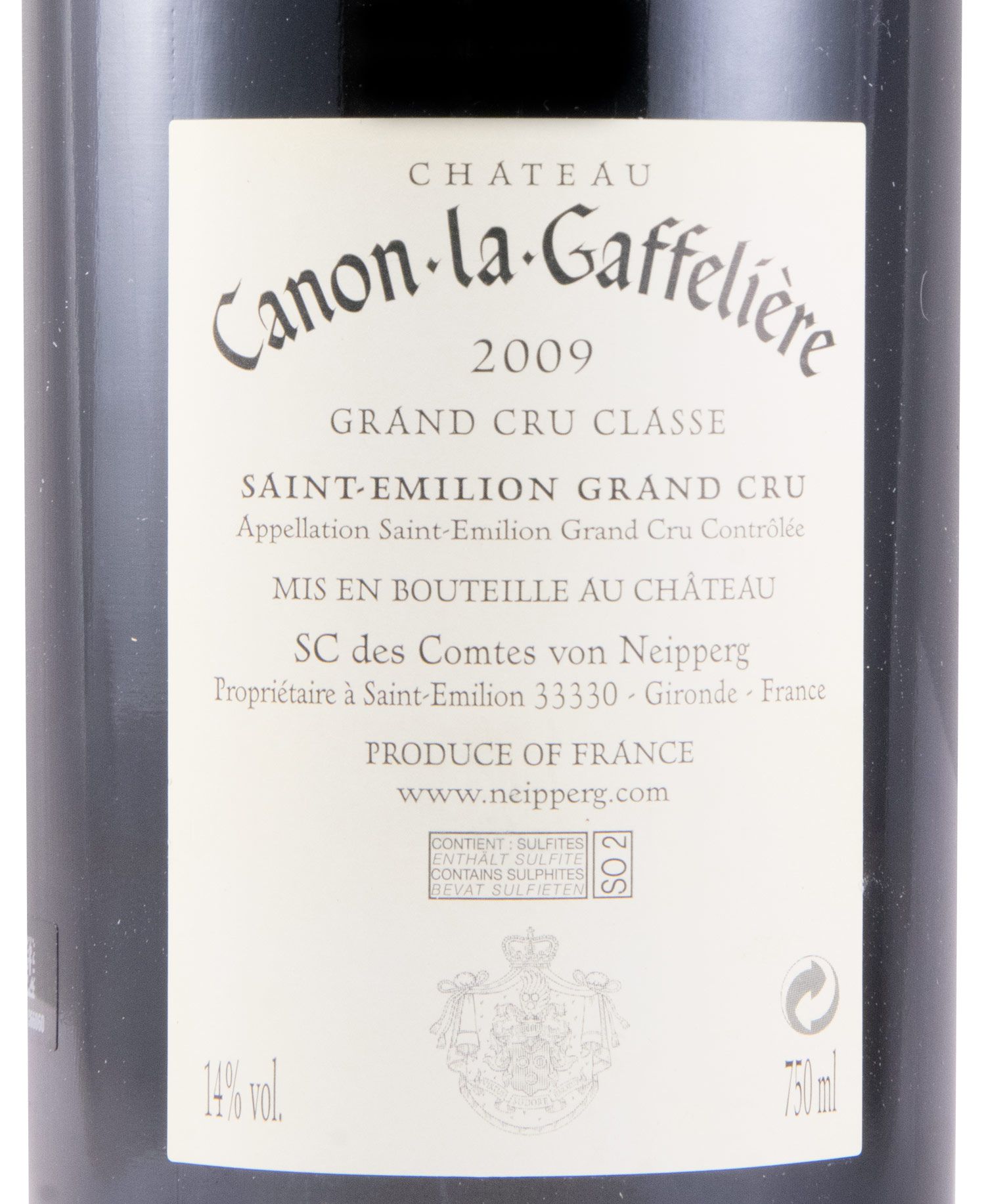 2009 Château Canon-La-Gaffelière Saint-Émilion tinto