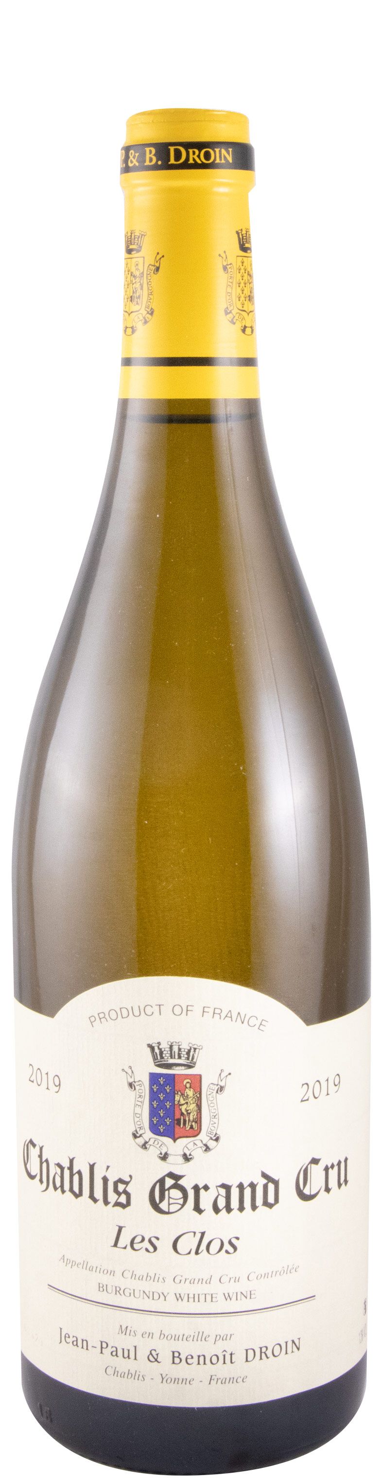 2019 Jean-Paul & Benoît Droin Les Clos Grand Cru Chablis white
