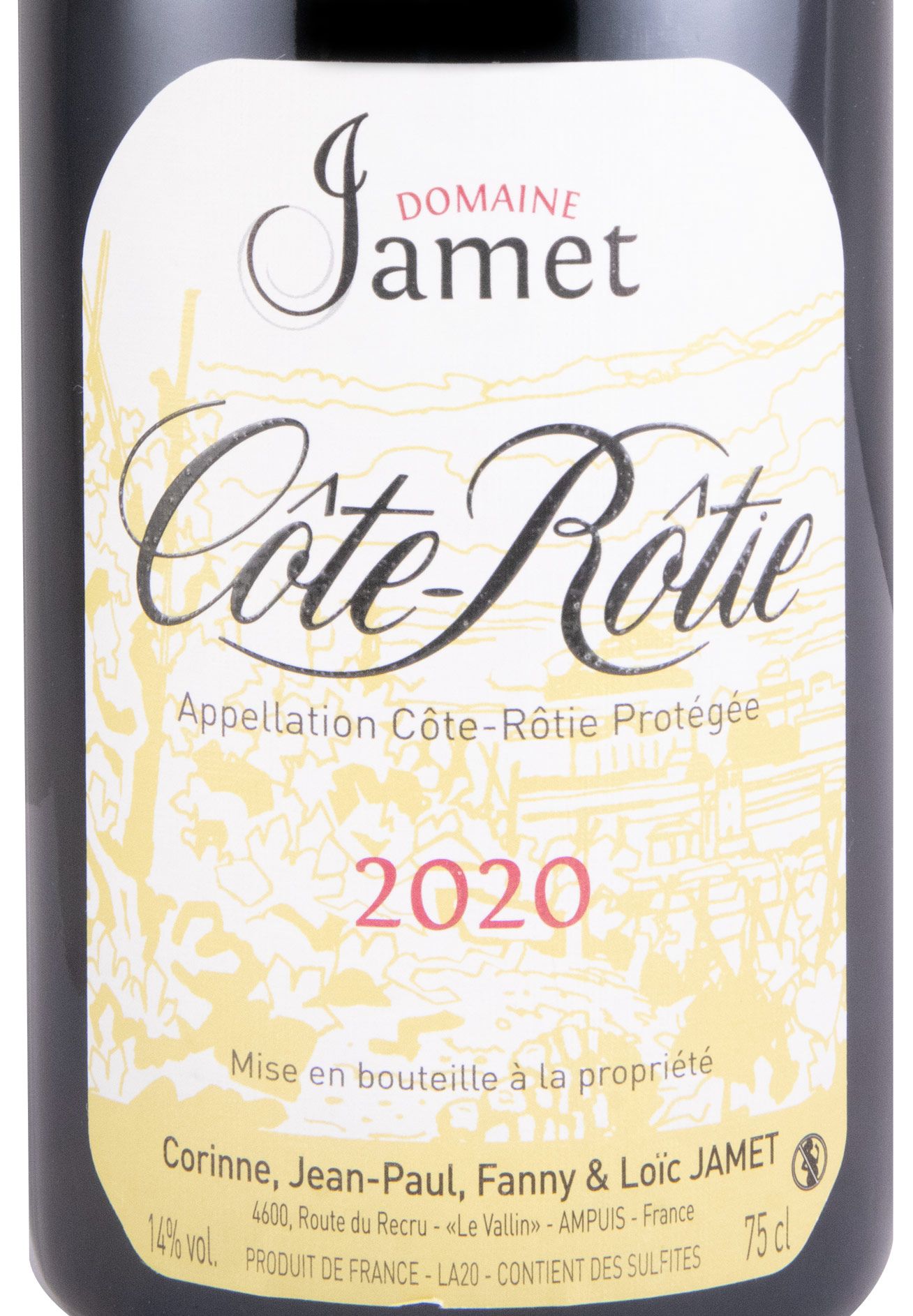 2020 Domaine Jamet Côte-Rôtie tinto