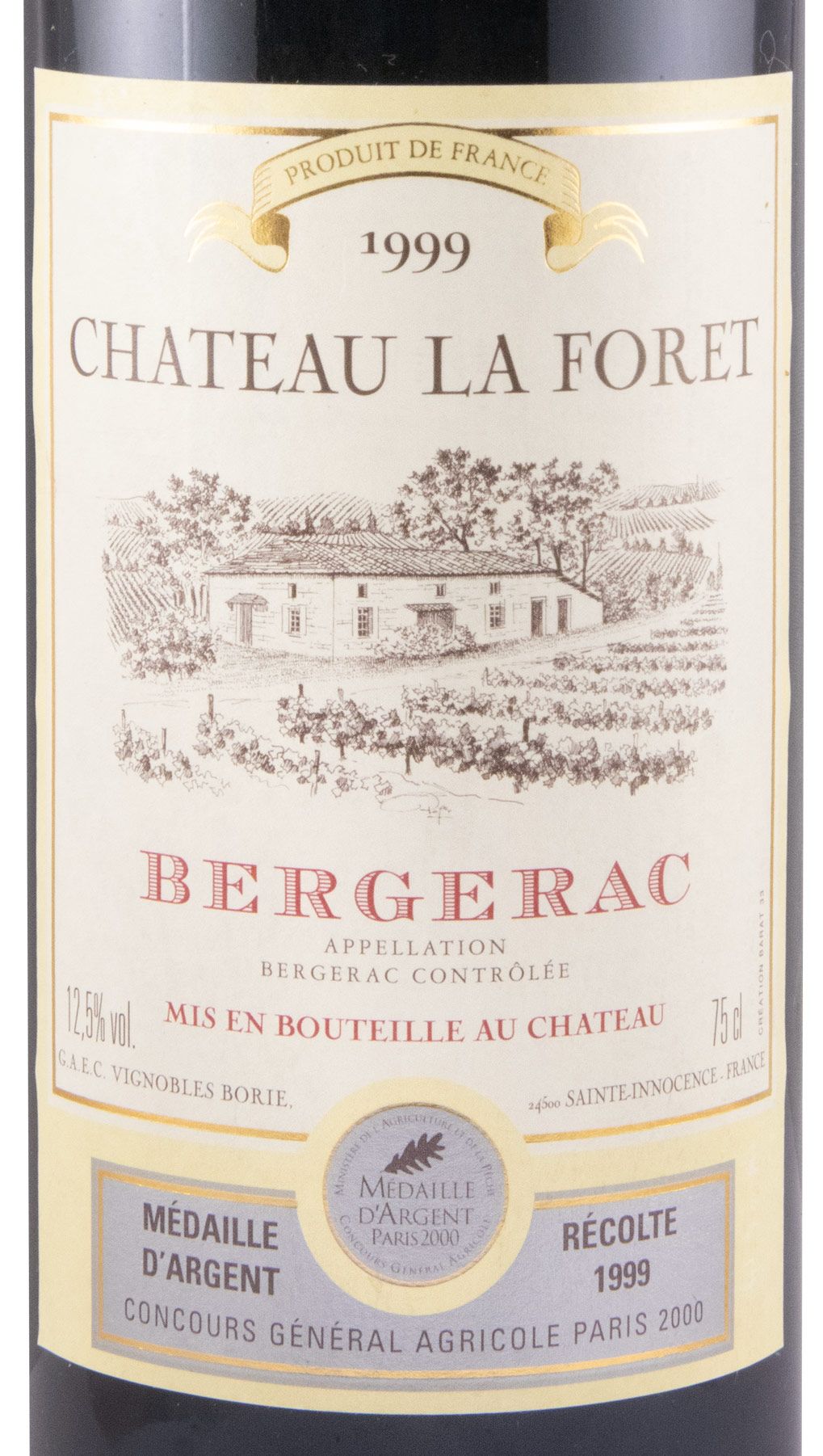 1999 Château la Foret Bergerac red