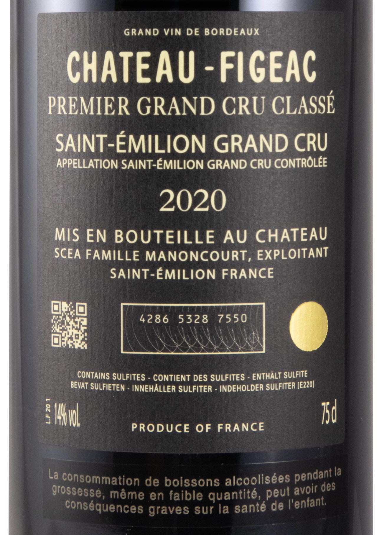 2020 Château-Figeac Saint-Émilion red