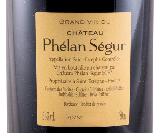 2020 Château Phélan Ségur Saint-Estèphe tinto