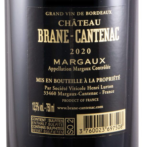 2020 Château Brane-Cantenac Margaux tinto