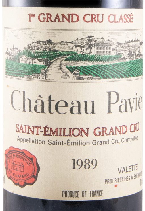 1989 Château Pavie Saint-Émilion tinto