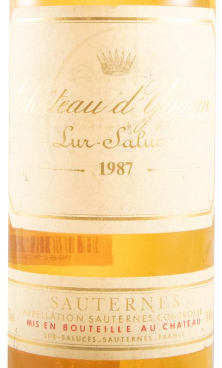 1987 Château d'Yquem Sauternes white