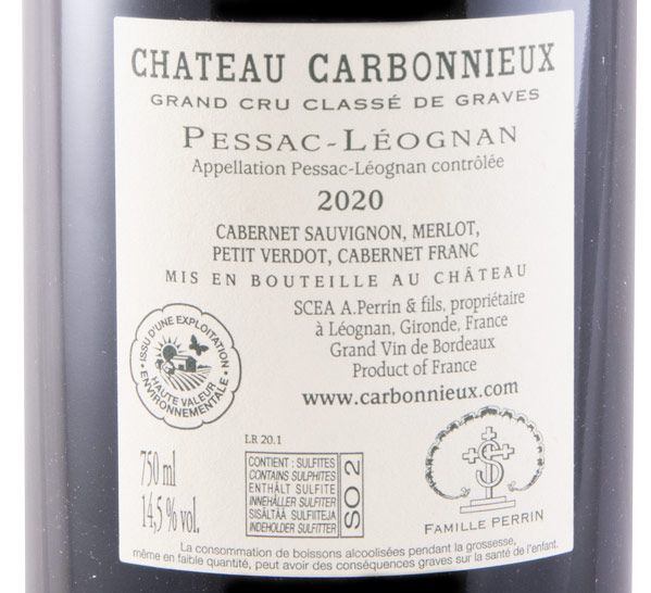 2020 Château Carbonnieux Pessac-Léognan tinto