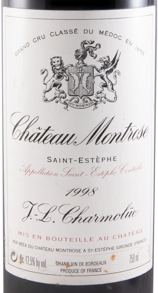 1998 Château Montrose Saint-Estèphe tinto