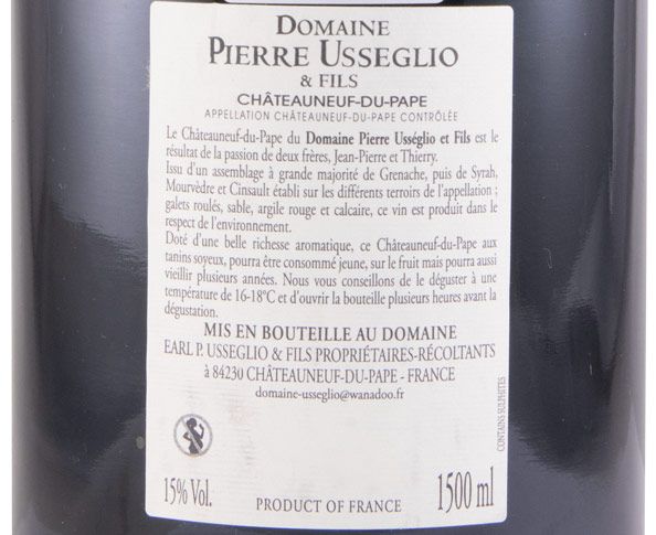 2014 Pierre Usseglio Châteauneuf-du-Pape tinto 1,5L