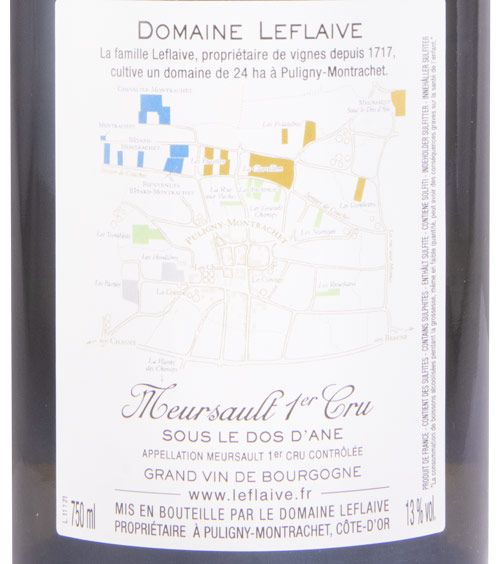 2021 Domaine Leflaive Sous le dos d'Ane Meursault branco