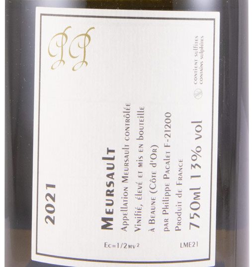 2021 Philippe Pacalet Meursault branco