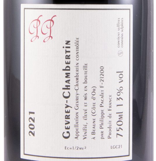 2021 Philippe Pacalet Gevrey-Chambertain tinto
