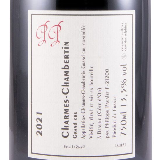 2021 Philippe Pacalet Charmes-Chambertin red