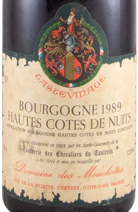 1989 Domaine des Mouchottes Bourgogne Hautes Côtes de Nuits tinto