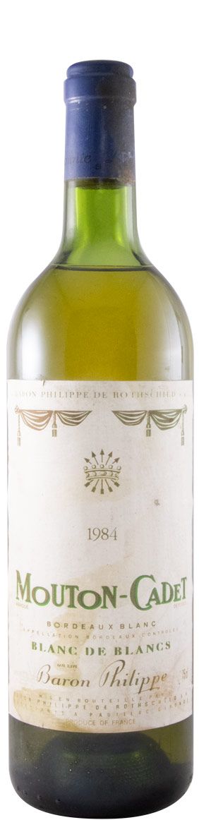 1984 Baron Philippe de Rothschild Mouton Cadet Pauillac branco