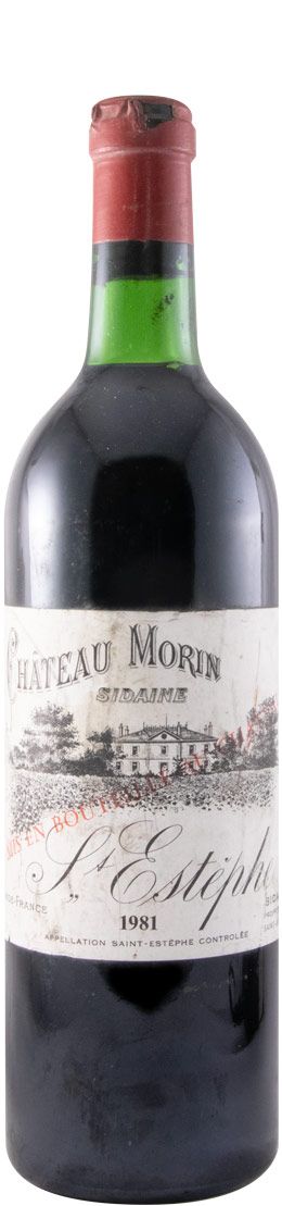 1981 Château Morin Sidaine L'Estèphe Saint-Estèphe tinto